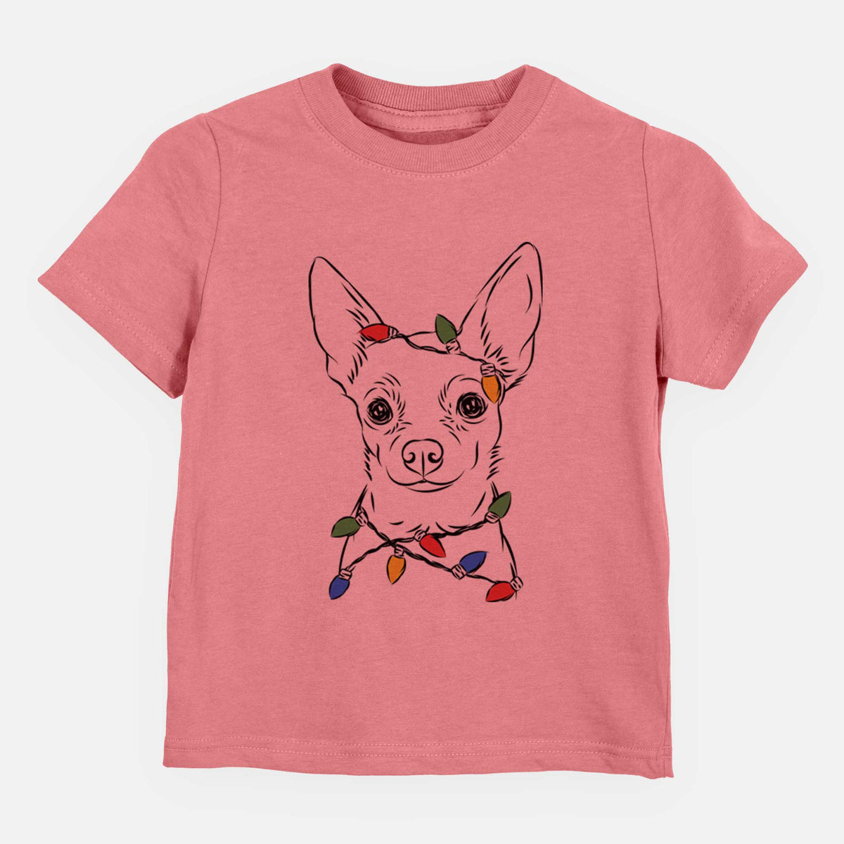Christmas Lights Martini the Chihuahua - Kids/Youth/Toddler Shirt