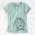 Christmas Lights Mason the Cavapoo - Women's V-neck Shirt