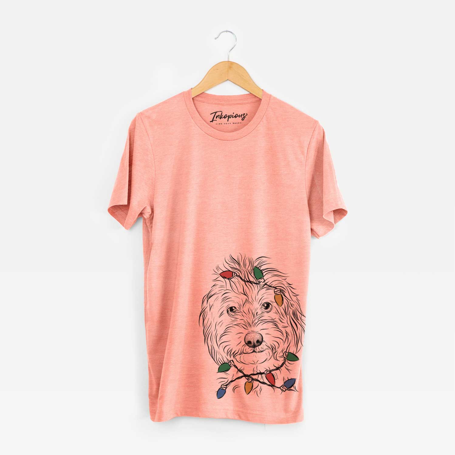 Christmas Lights Mason the Cavapoo - Unisex Crewneck