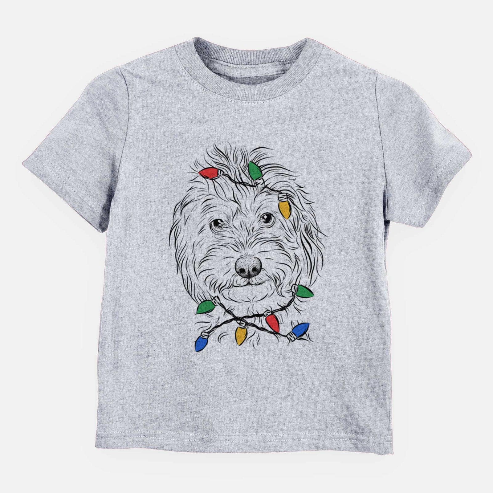 Christmas Lights Mason the Cavapoo - Kids/Youth/Toddler Shirt