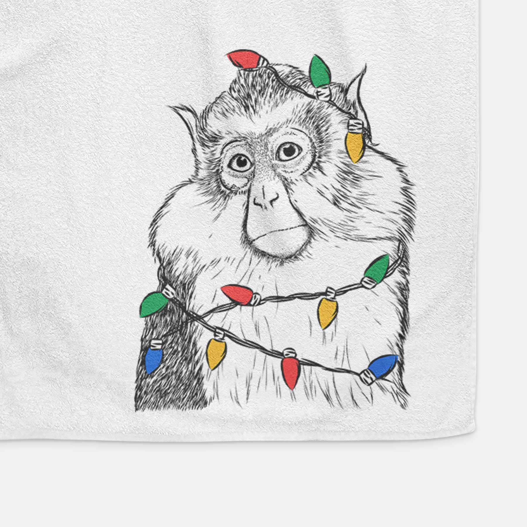 Matata the Mona Monkey Decorative Hand Towel