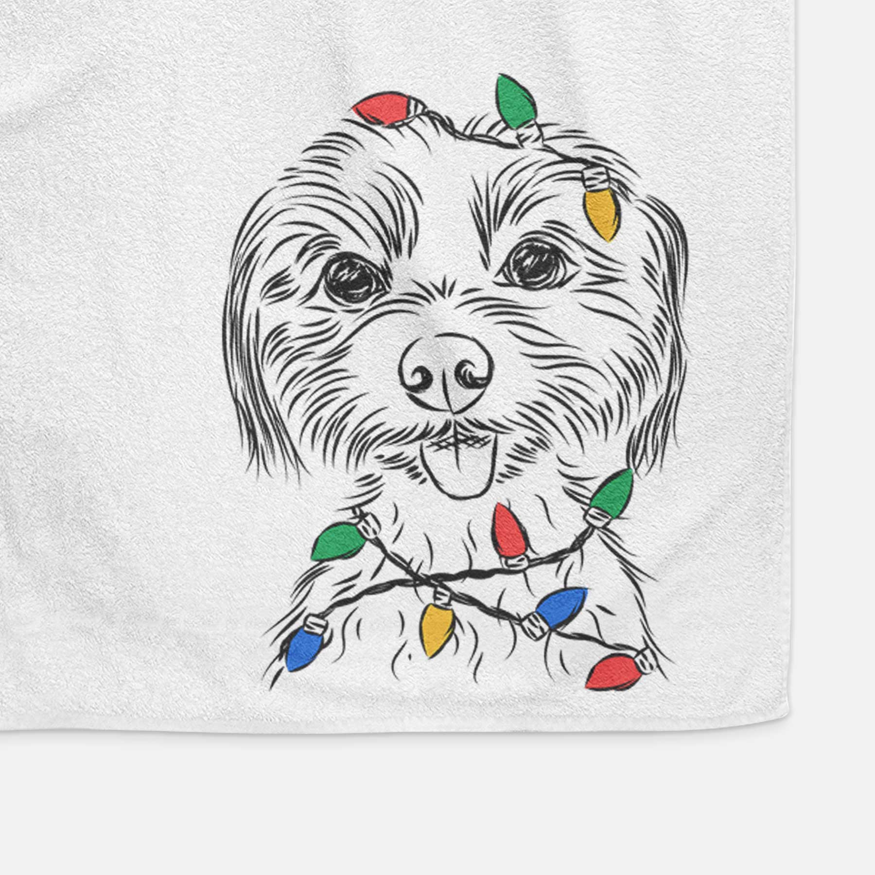 Mater the Yorkshire Terrier Decorative Hand Towel