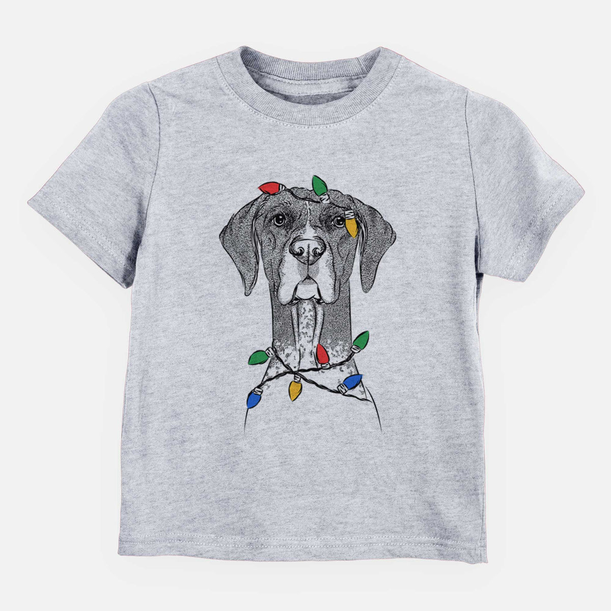 Christmas Lights Mattis the German Shorthaired Pointer - Kids/Youth/Toddler Shirt