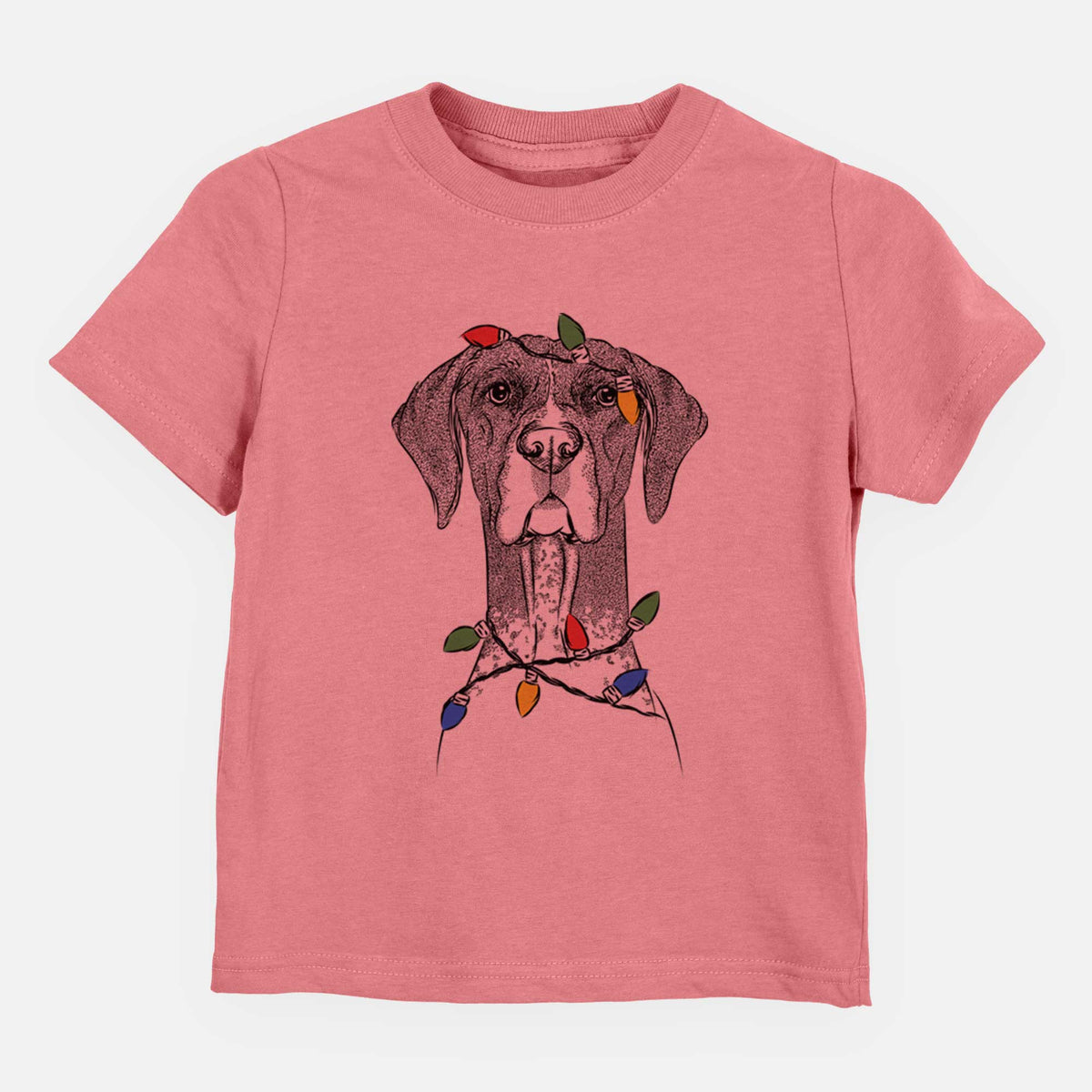 Christmas Lights Mattis the German Shorthaired Pointer - Kids/Youth/Toddler Shirt