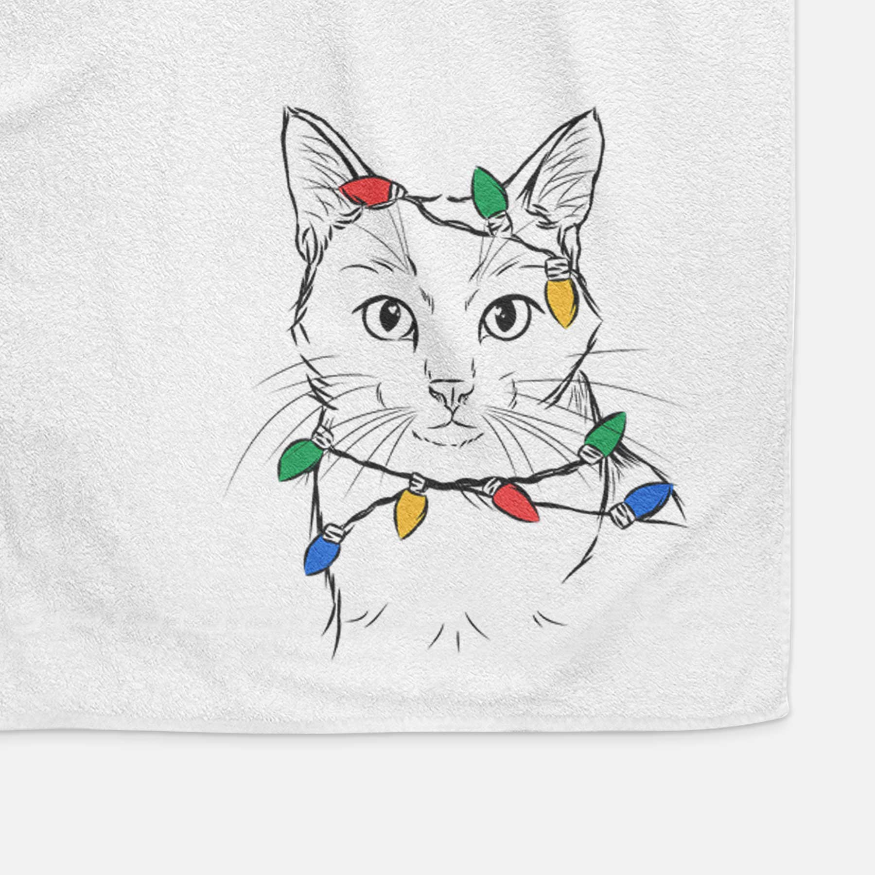 Maverick the Cat Decorative Hand Towel