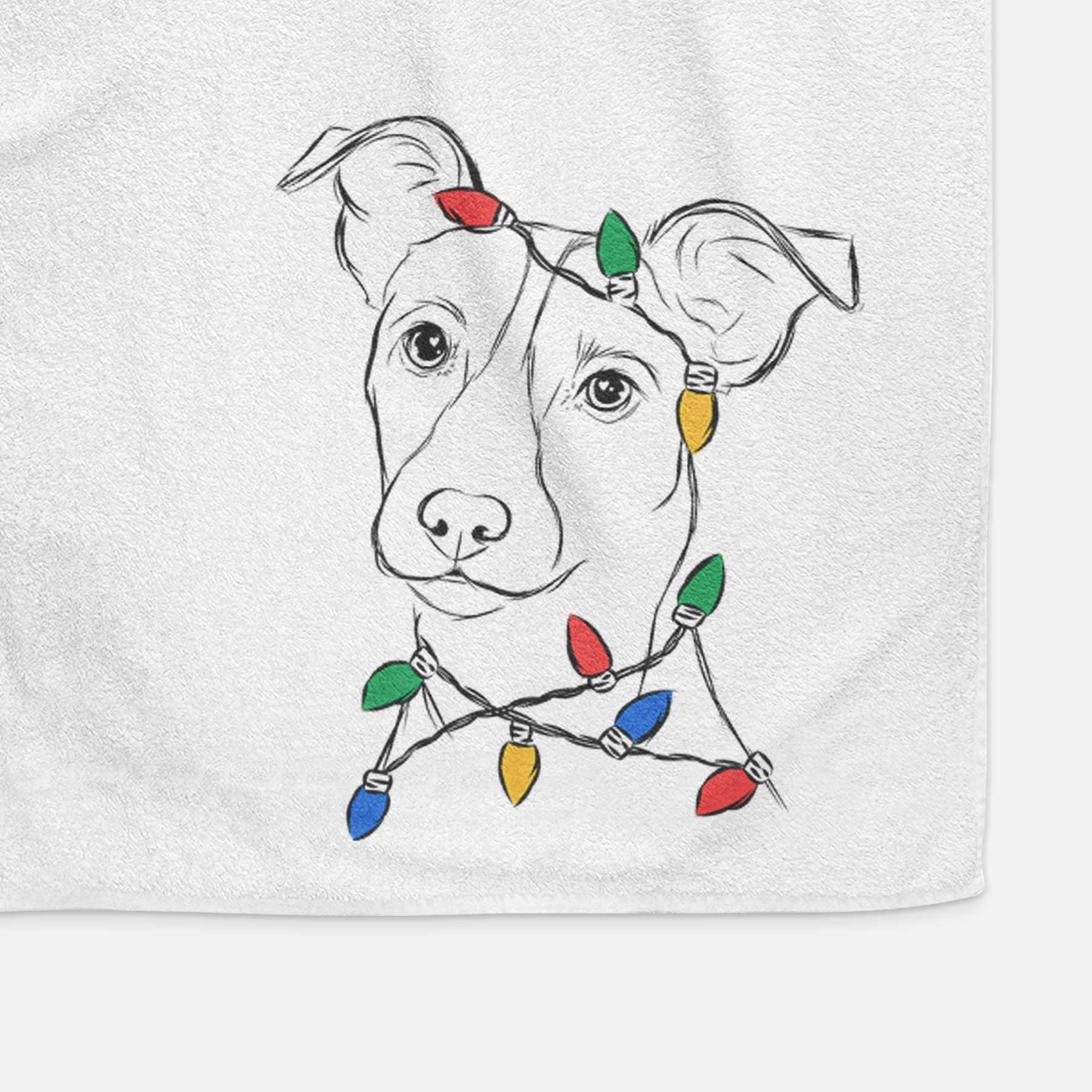 Max the Jack Russell Terrier Decorative Hand Towel