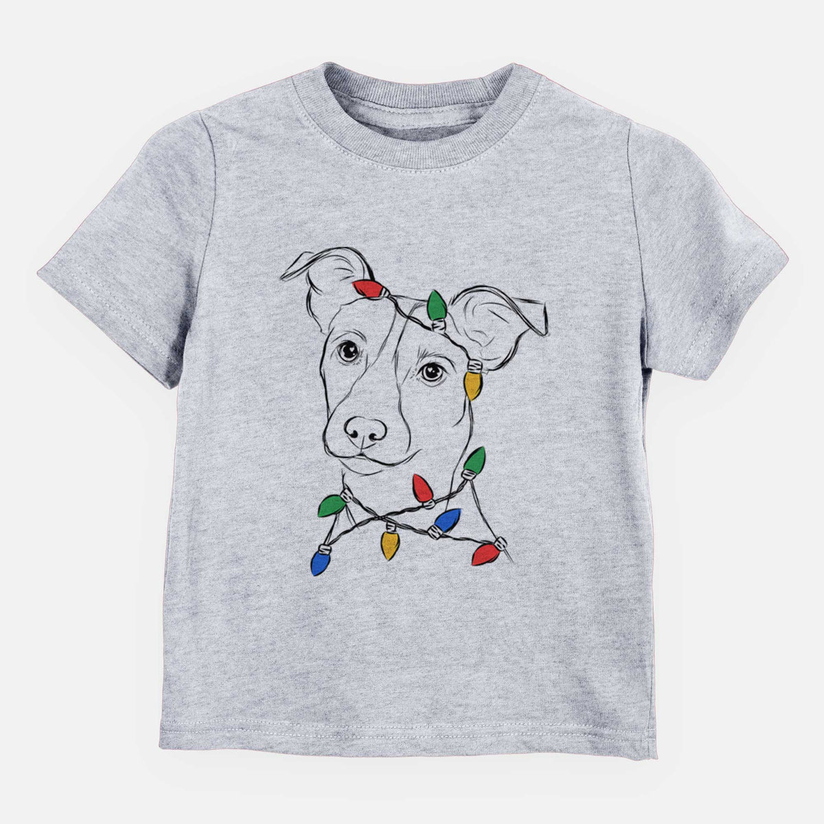 Christmas Lights Max the Jack Russell Terrier - Kids/Youth/Toddler Shirt