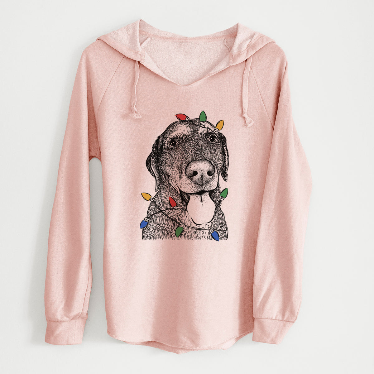 Christmas Lights Max the Labrador Retriever - Cali Wave Hooded Sweatshirt