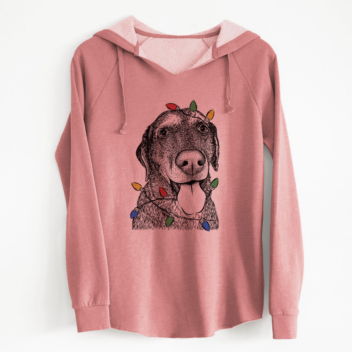 Christmas Lights Max the Labrador Retriever - Cali Wave Hooded Sweatshirt