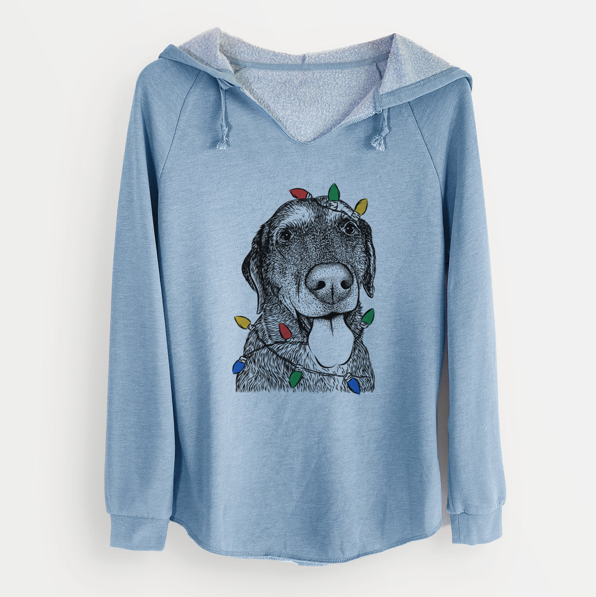 Christmas Lights Max the Labrador Retriever - Cali Wave Hooded Sweatshirt