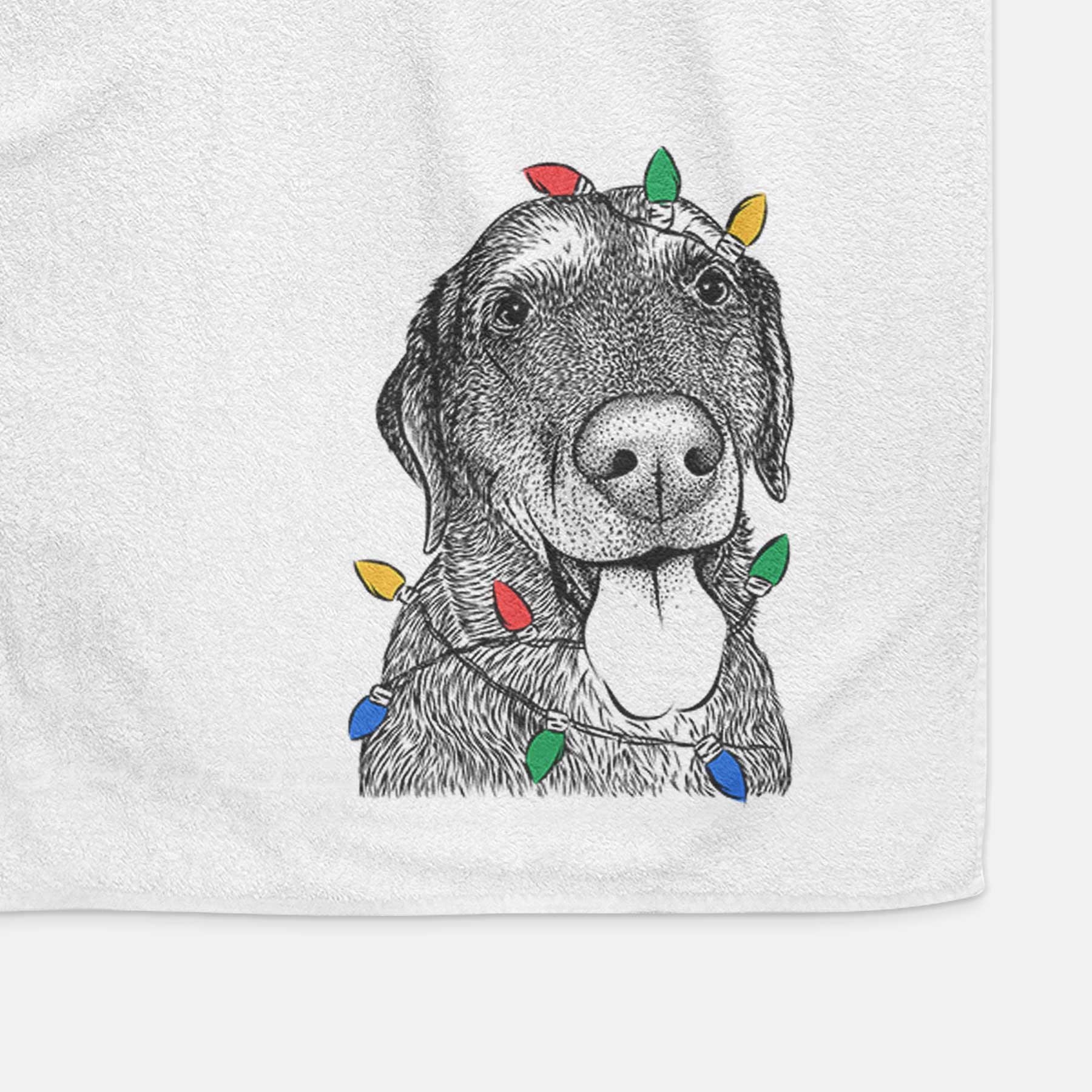 Max the Labrador Retriever Decorative Hand Towel