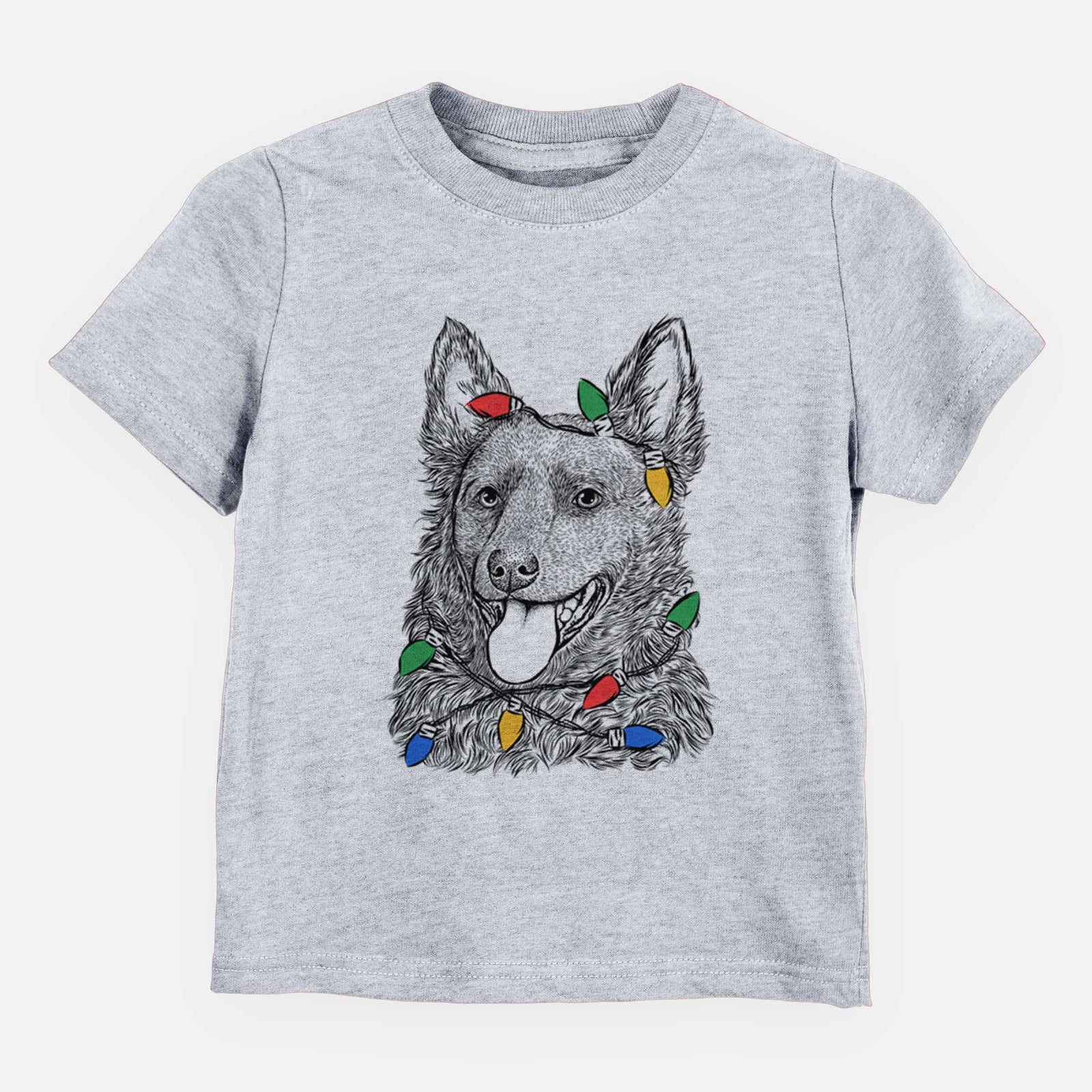 Christmas Lights Maximo the Mudi - Kids/Youth/Toddler Shirt