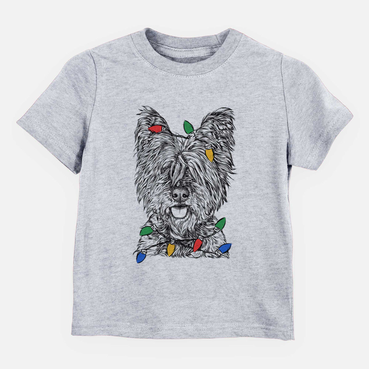 Christmas Lights McDuff the Cairn Terrier - Kids/Youth/Toddler Shirt