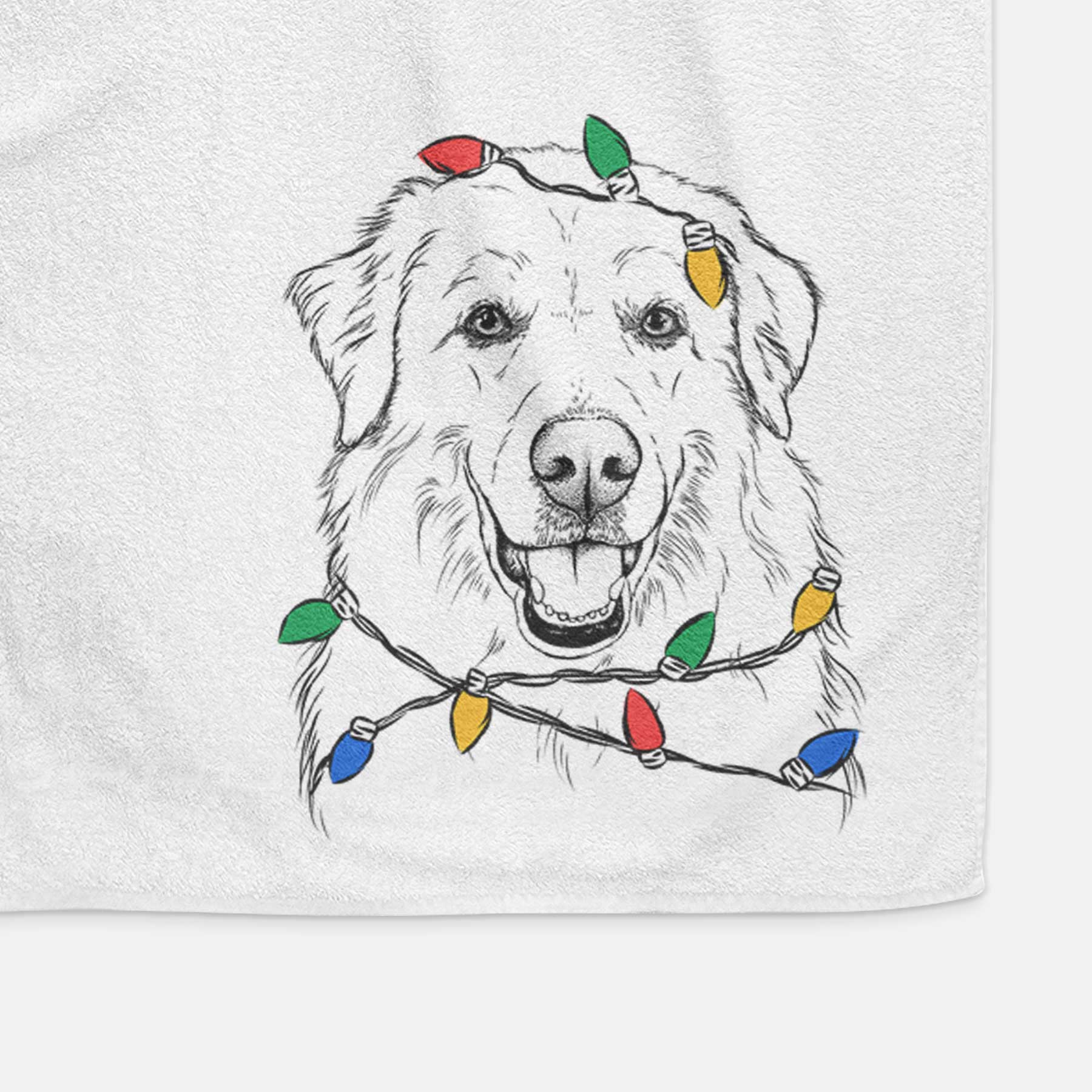 Meg the Great Pyrenees Decorative Hand Towel