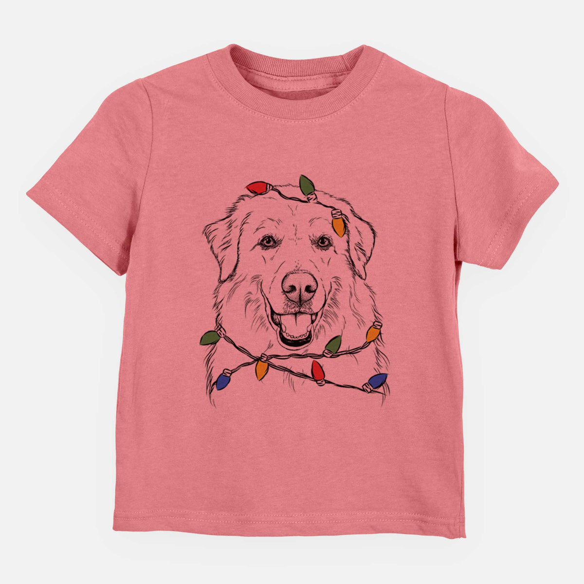 Christmas Lights Meg the Great Pyrenees - Kids/Youth/Toddler Shirt