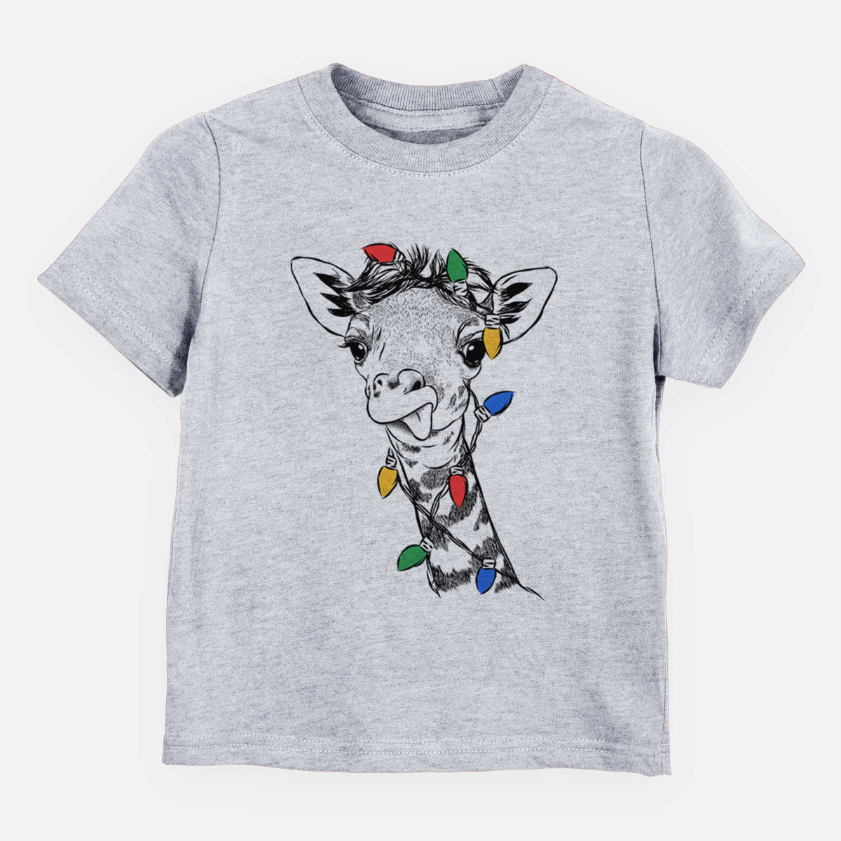 Christmas Lights Mel the Baby Giraffe - Kids/Youth/Toddler Shirt