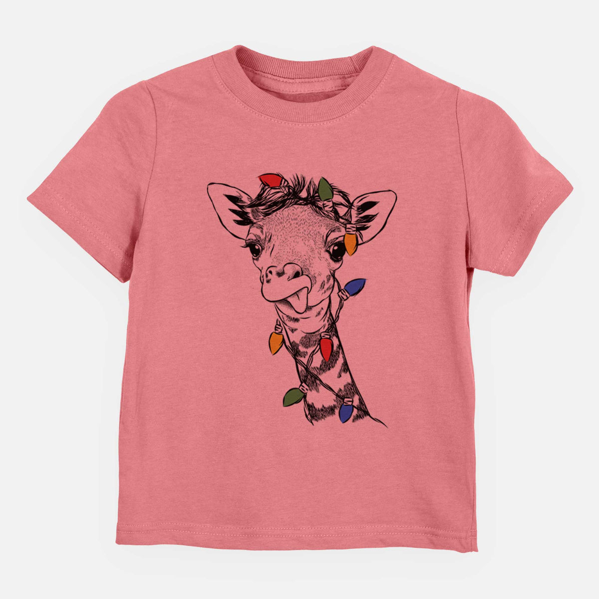 Christmas Lights Mel the Baby Giraffe - Kids/Youth/Toddler Shirt