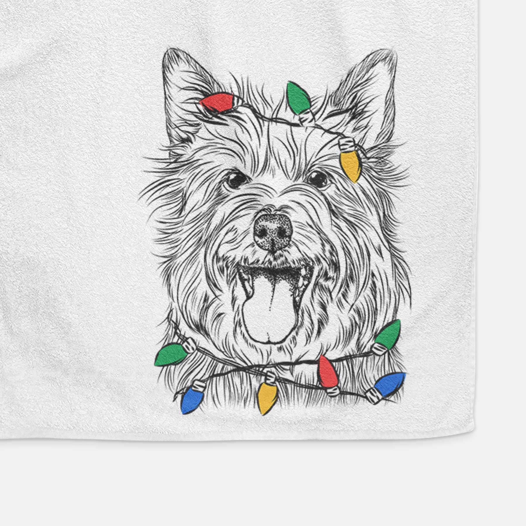 Middy the Australian Terrier Decorative Hand Towel