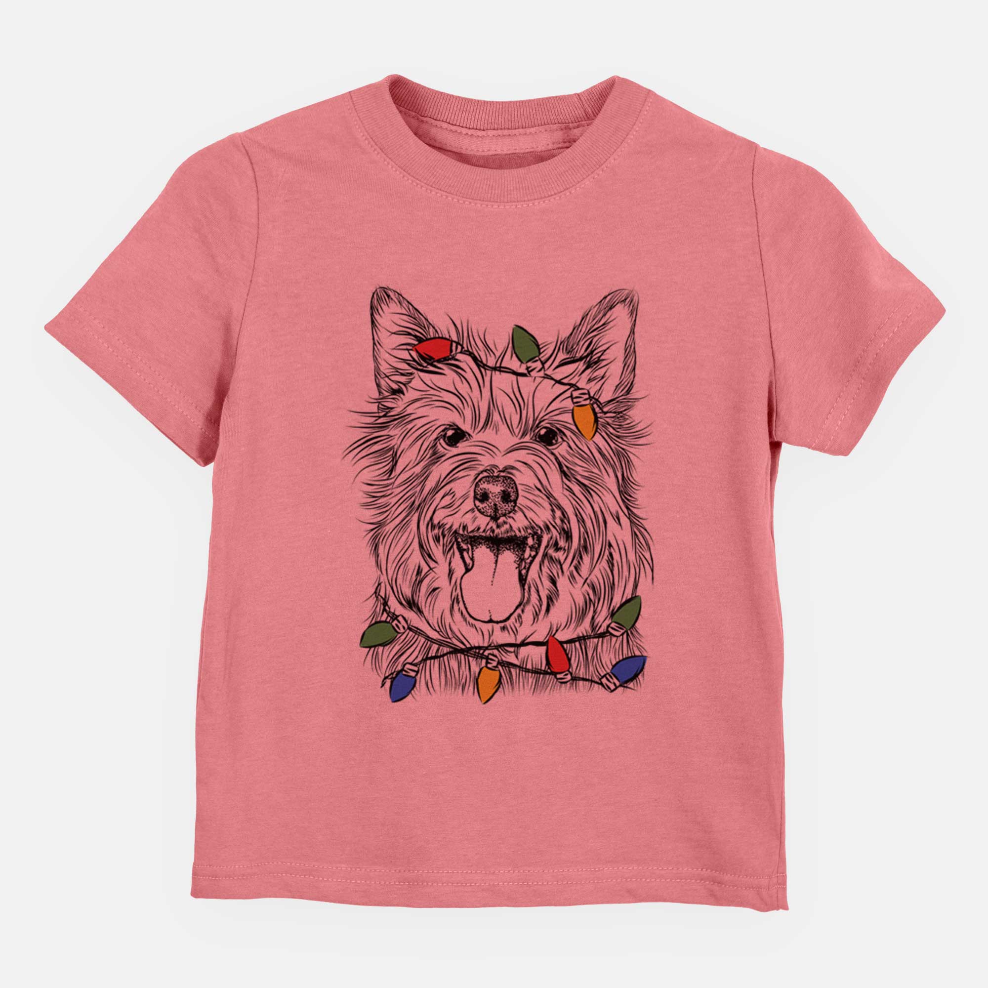 Christmas Lights Middy the Australian Terrier - Kids/Youth/Toddler Shirt