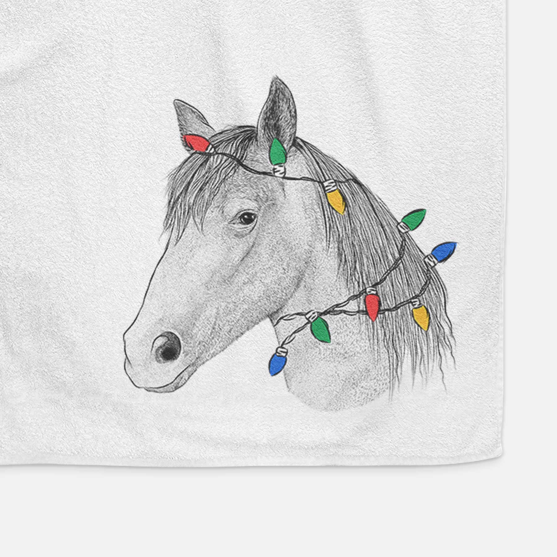 Midnight the Missouri Foxtrotter Horse Decorative Hand Towel