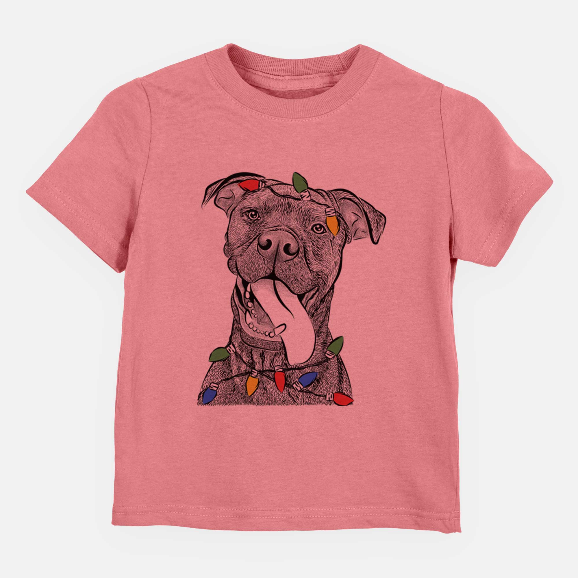 Christmas Lights Mikey the Boxador - Kids/Youth/Toddler Shirt