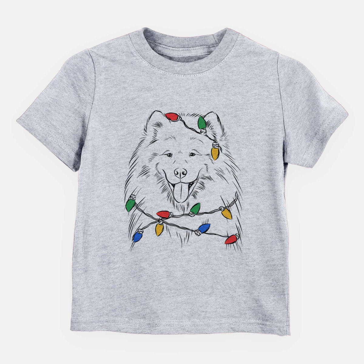 Christmas Lights Mikko the Samoyed - Kids/Youth/Toddler Shirt