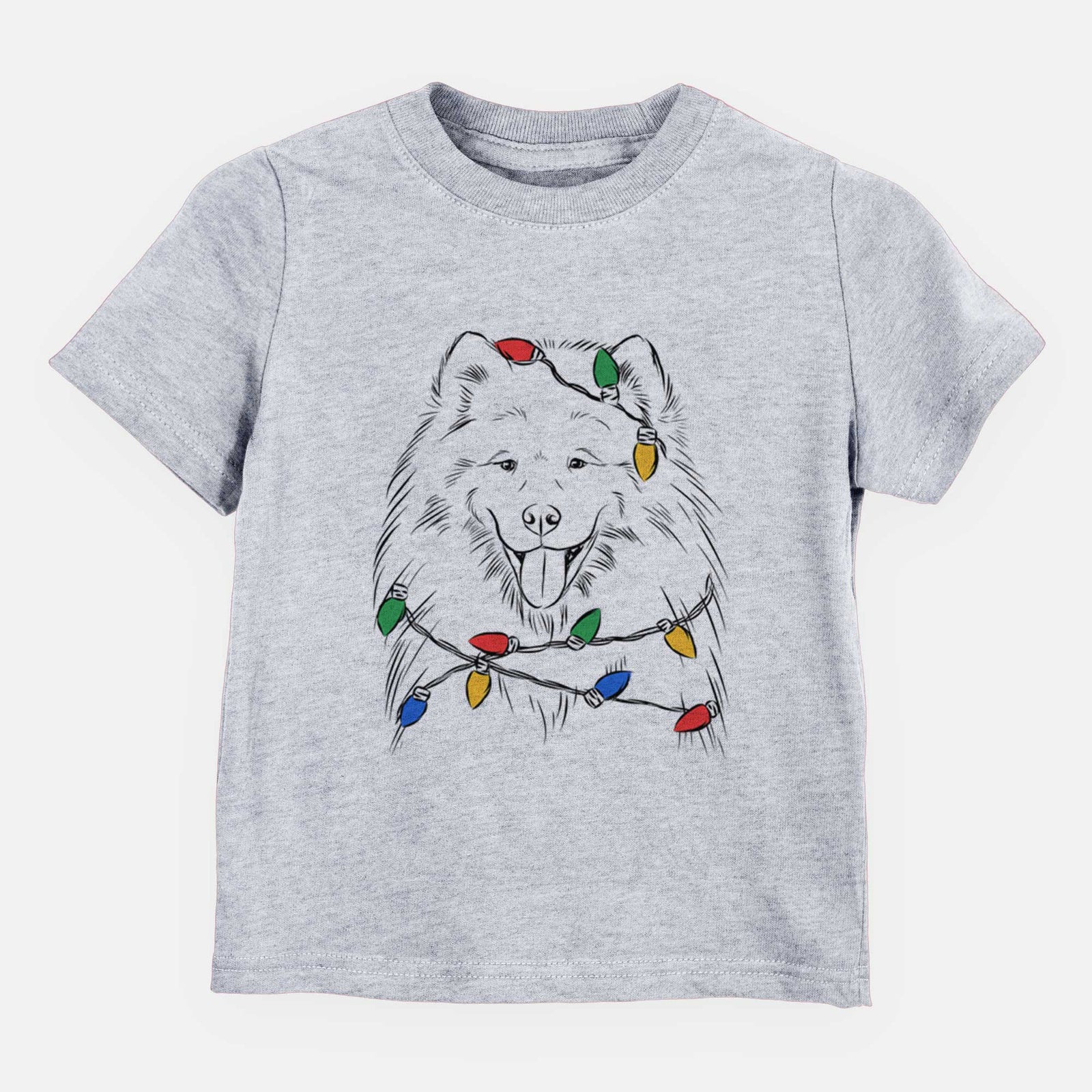 Christmas Lights Mikko the Samoyed - Kids/Youth/Toddler Shirt