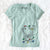 Christmas Lights Mila the Mixed Breed - Women's V-neck Shirt