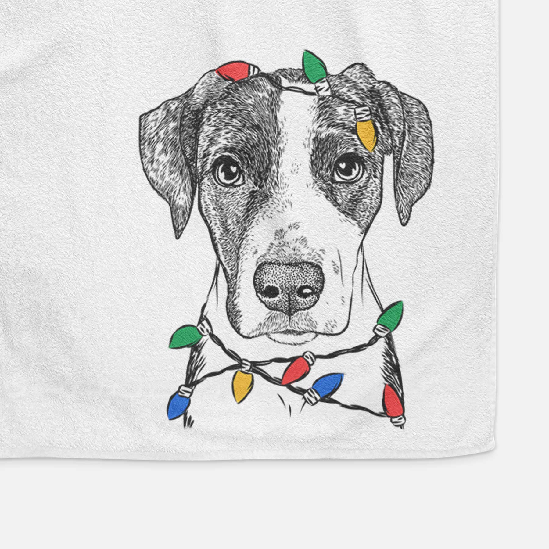 Milo the Mixed Breed Decorative Hand Towel