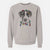 Christmas Lights Milo the Mixed Breed - Unisex Pigment Dyed Crew Sweatshirt