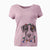 Christmas Lights Milo the Mixed Breed - Women's V-neck Shirt