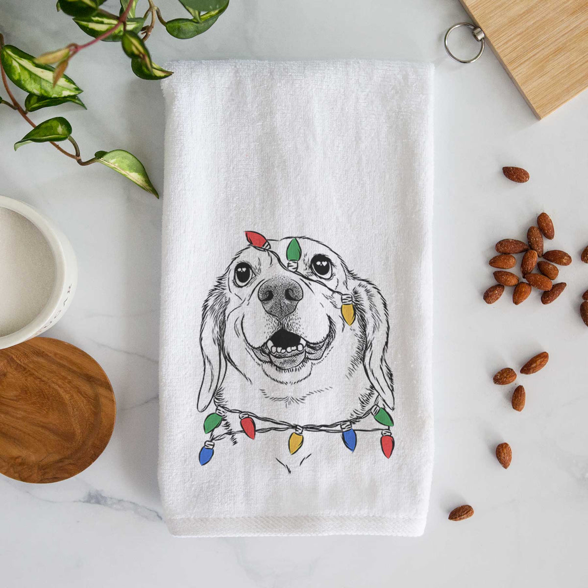 Minnie the Corgle Decorative Hand Towel