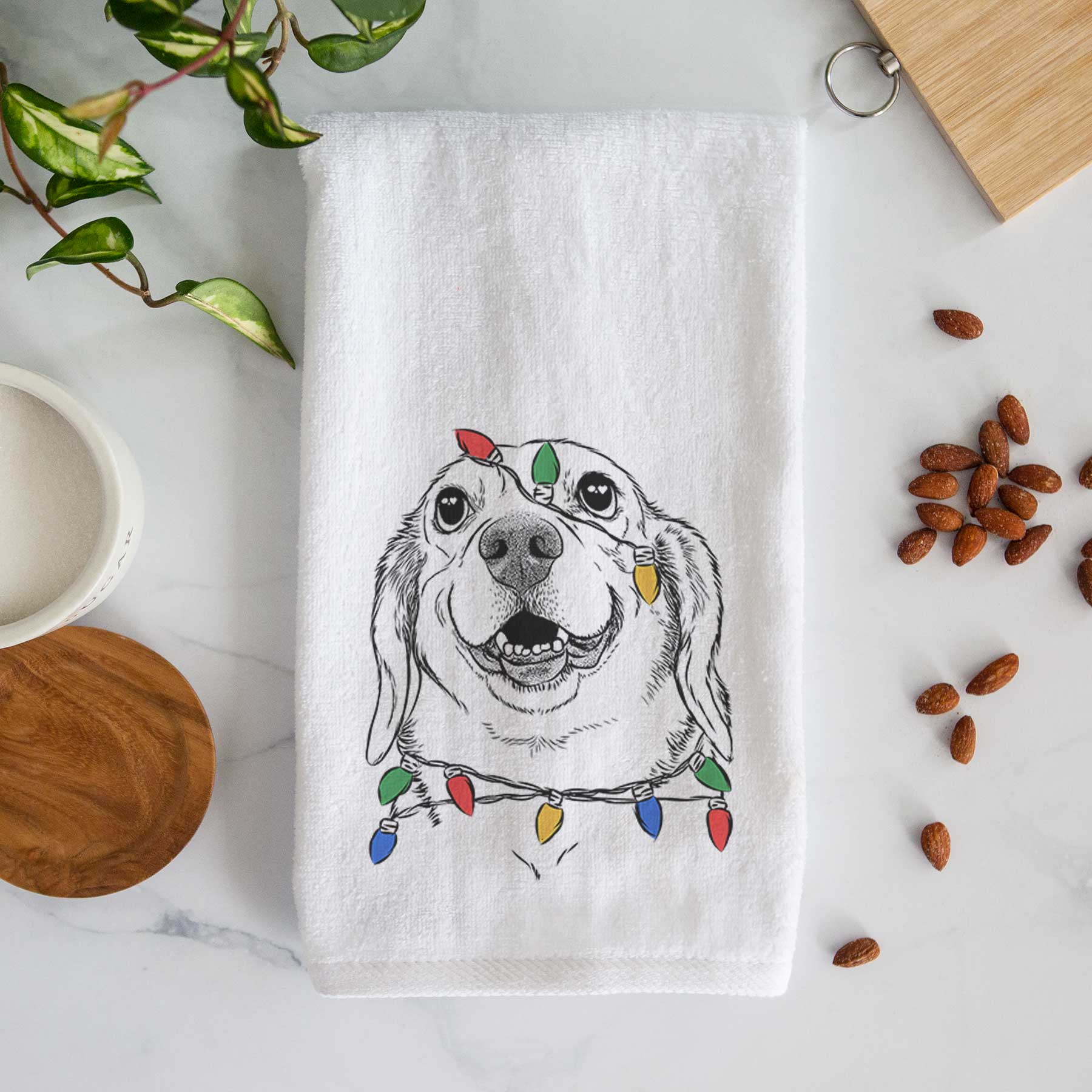 Minnie the Corgle Decorative Hand Towel