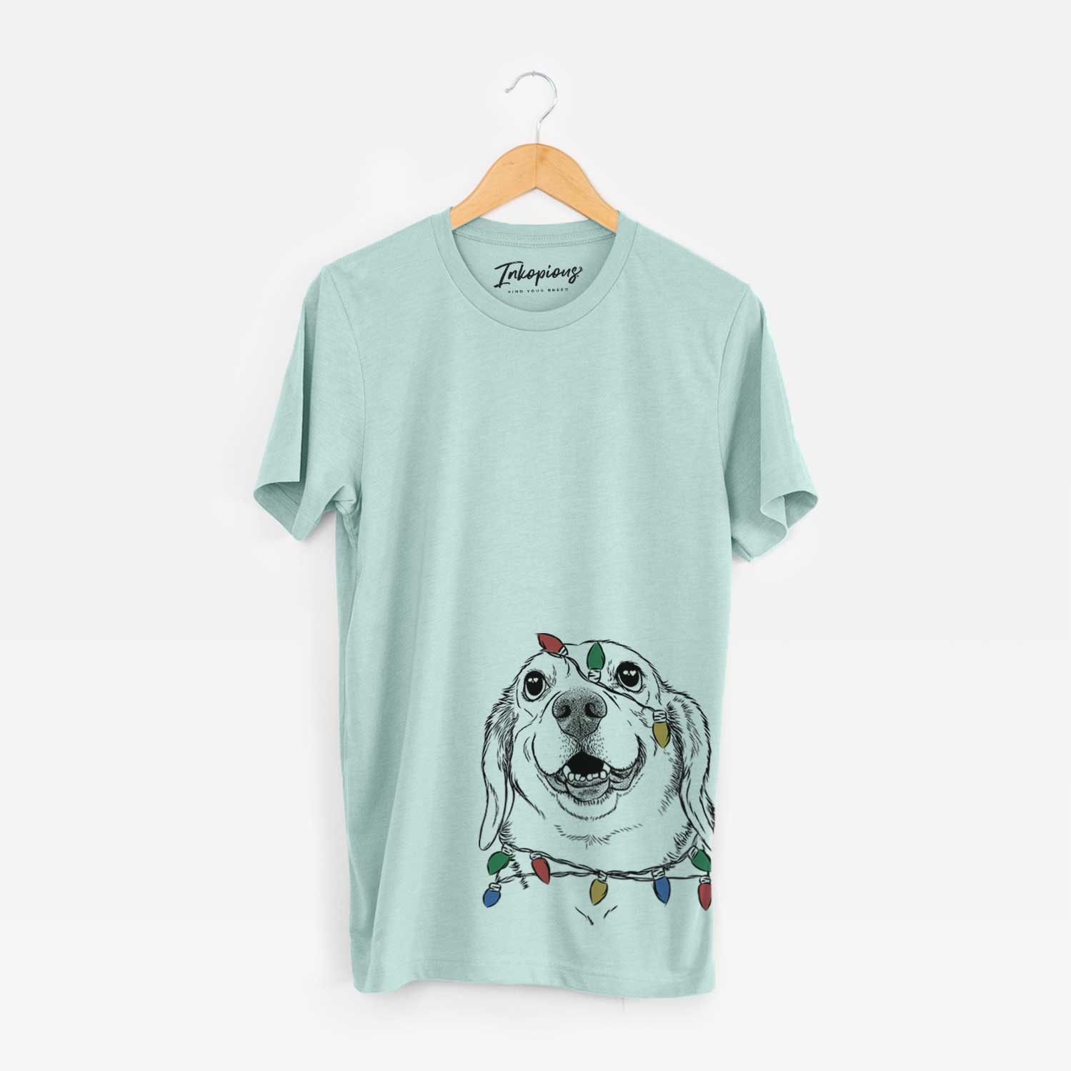 Christmas Lights Minnie the Corgle - Unisex Crewneck