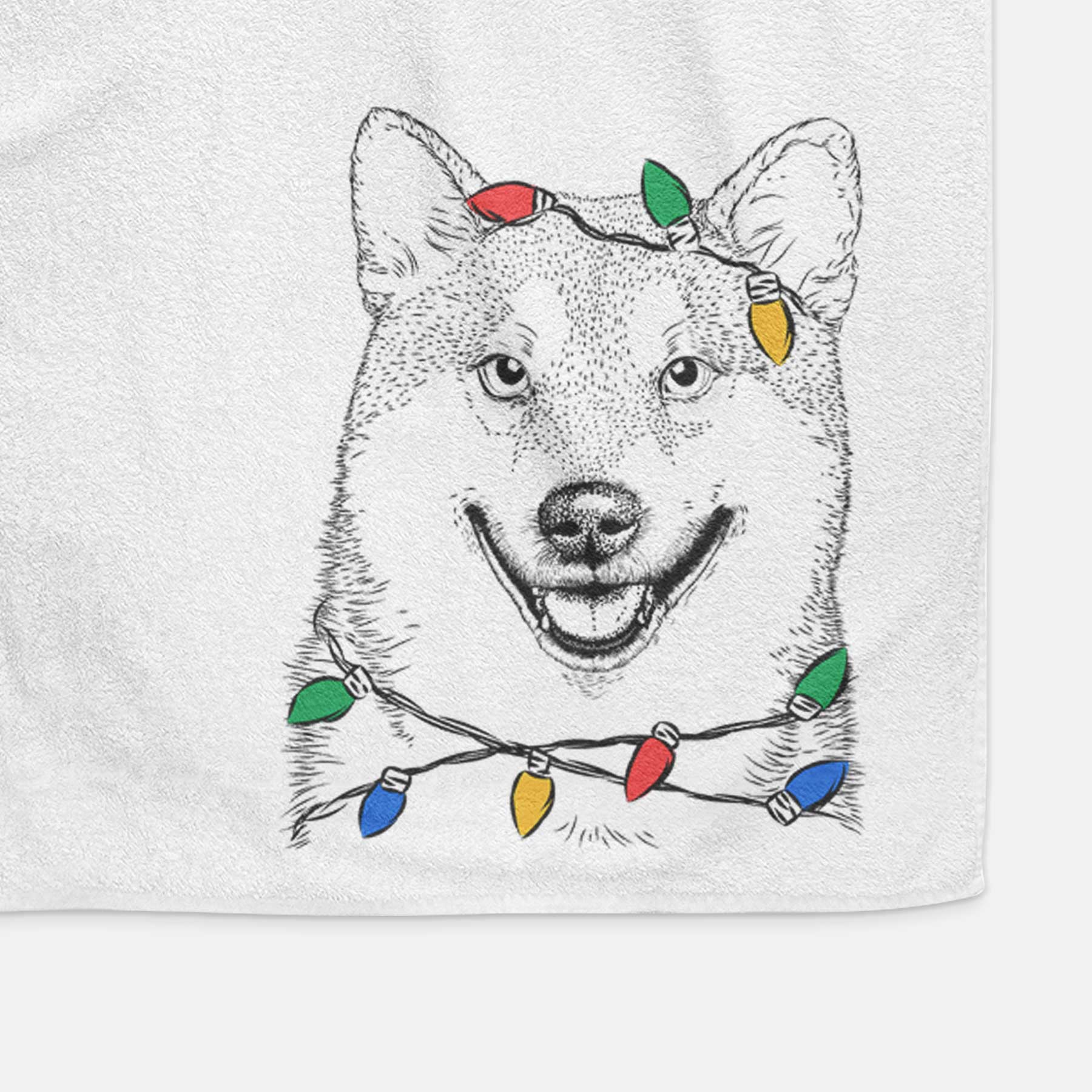 Mitsu the Shiba Inu Decorative Hand Towel