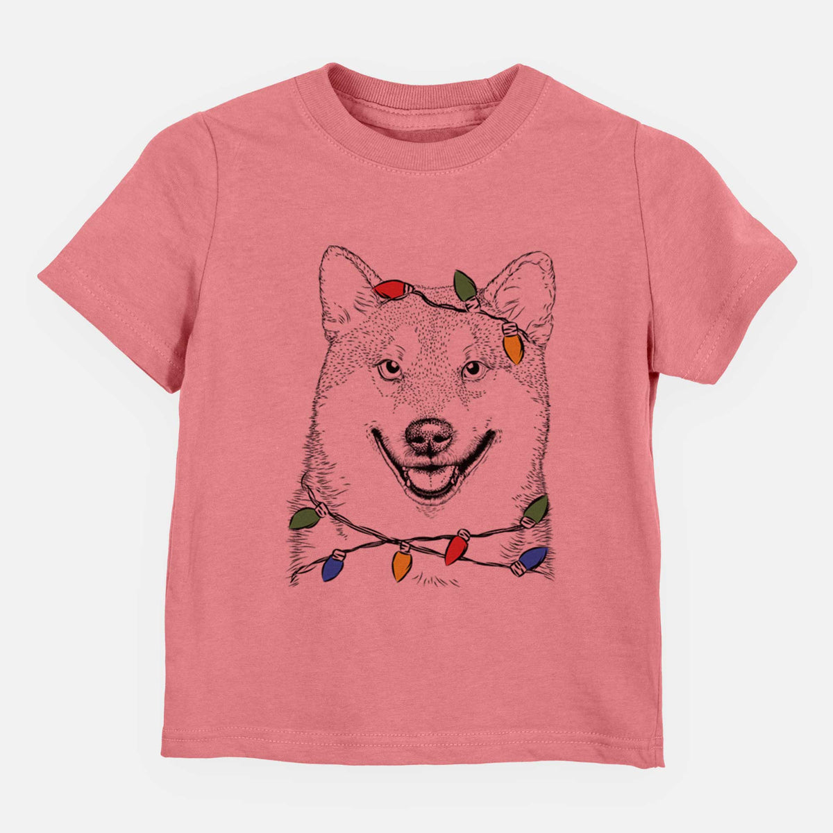 Christmas Lights Mitsu the Shiba Inu - Kids/Youth/Toddler Shirt