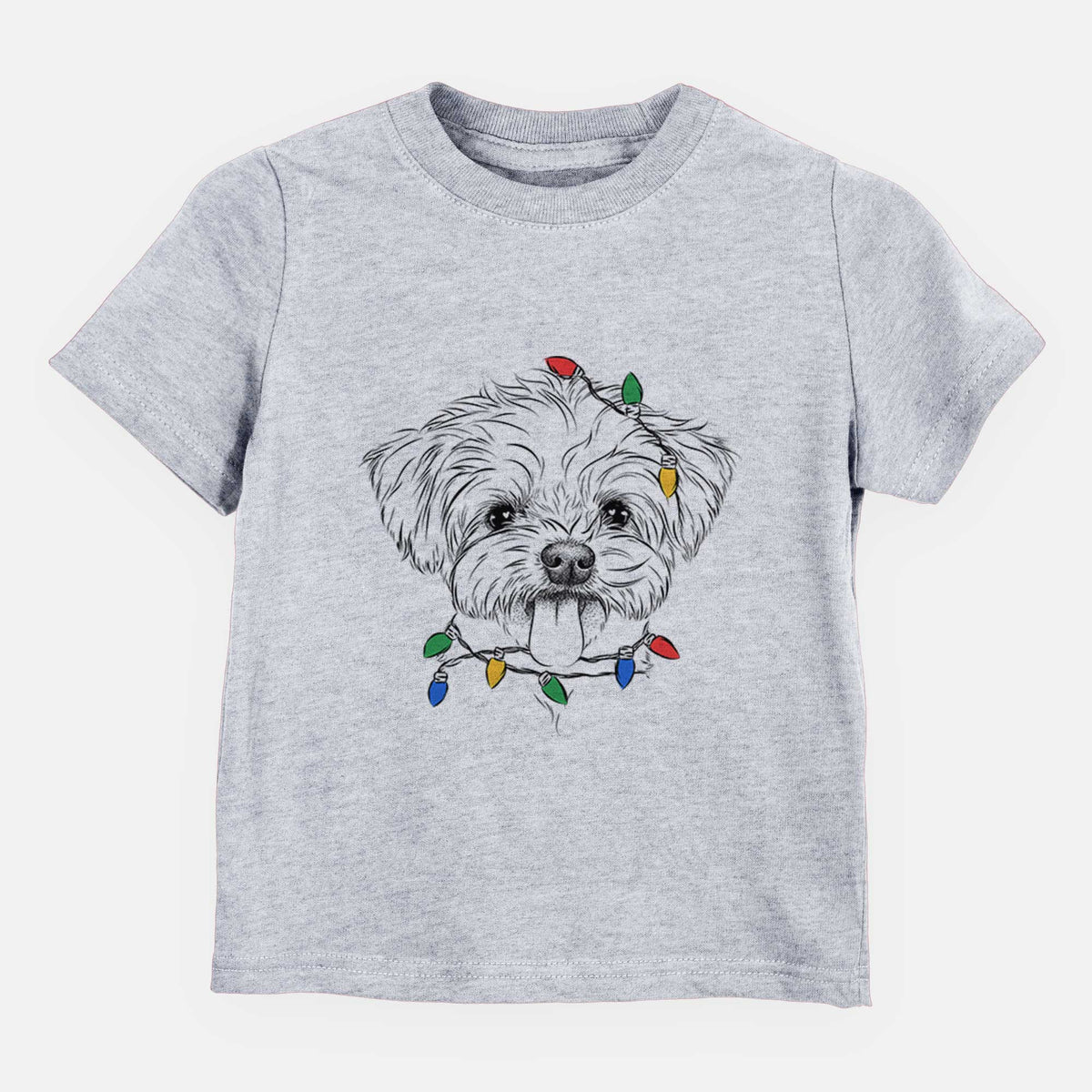 Christmas Lights Mochi the Maltese - Kids/Youth/Toddler Shirt