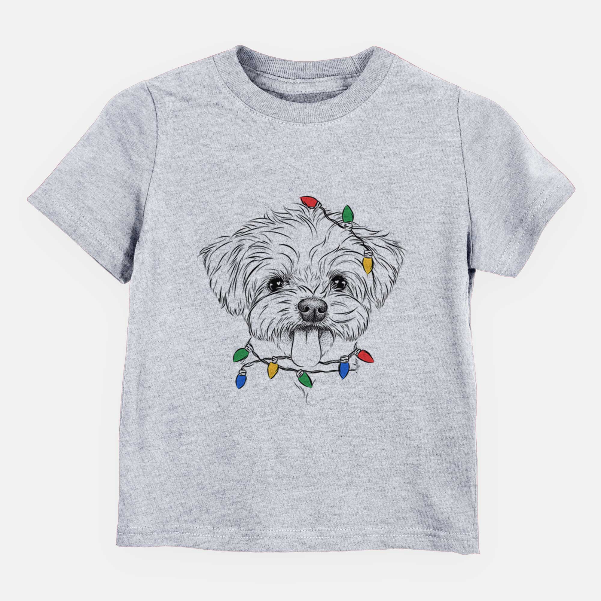 Christmas Lights Mochi the Maltese - Kids/Youth/Toddler Shirt