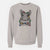 Christmas Lights Mojo the Chinchilla - Unisex Pigment Dyed Crew Sweatshirt