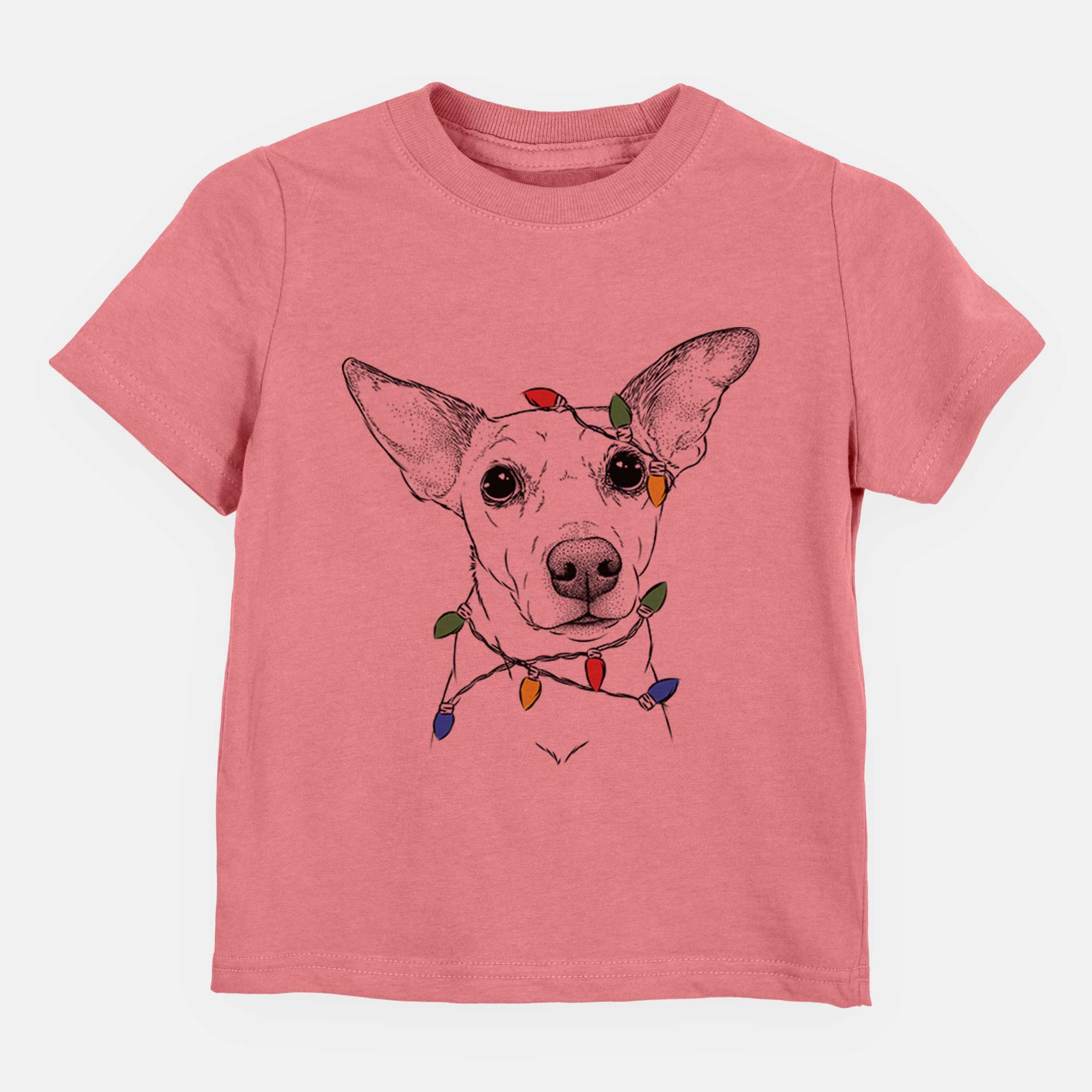 Christmas Lights Molly the Jack Russell Terrier - Kids/Youth/Toddler Shirt