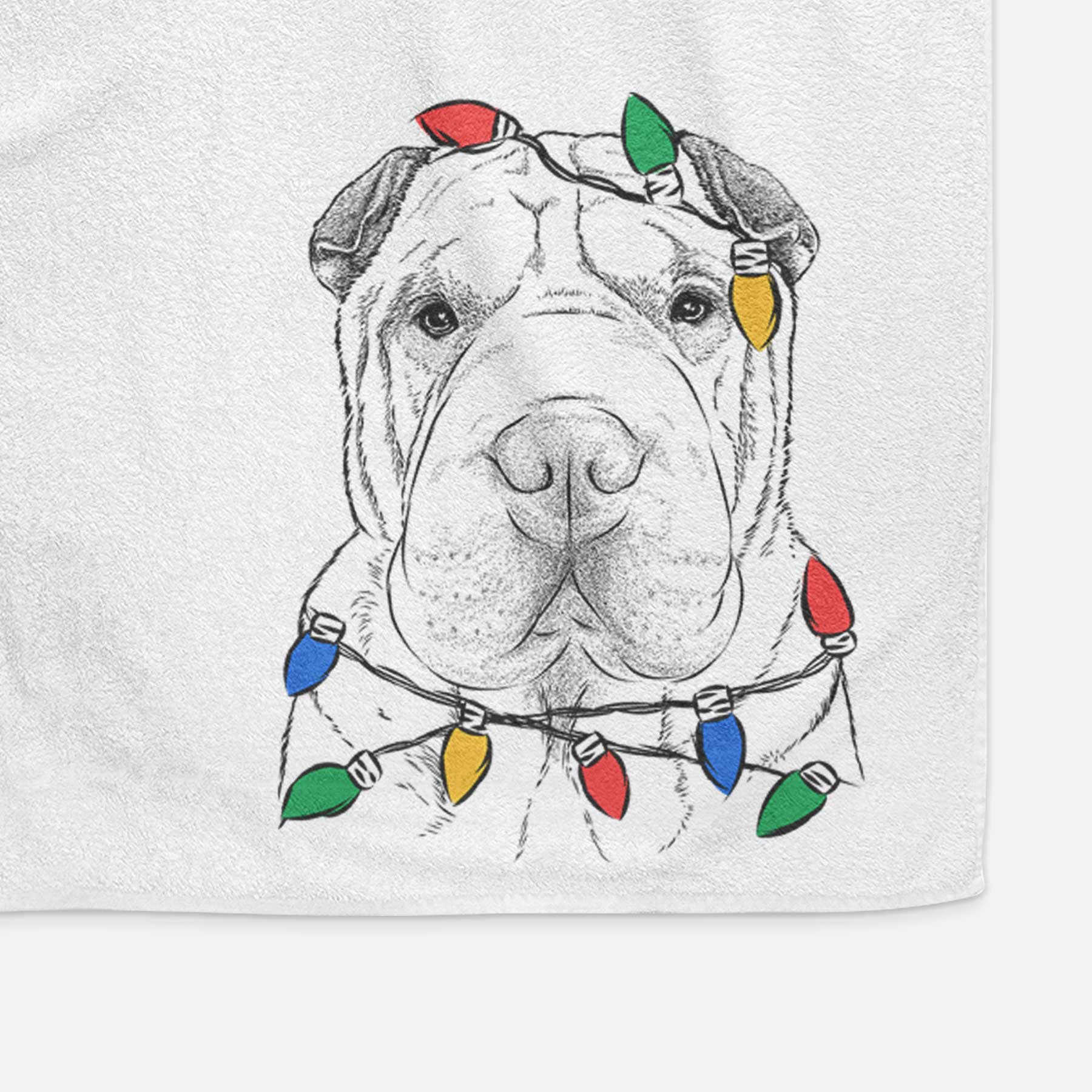 Moomers the Shar Pei Decorative Hand Towel