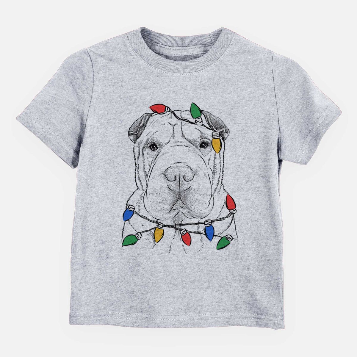 Christmas Lights Moomers the Shar Pei - Kids/Youth/Toddler Shirt