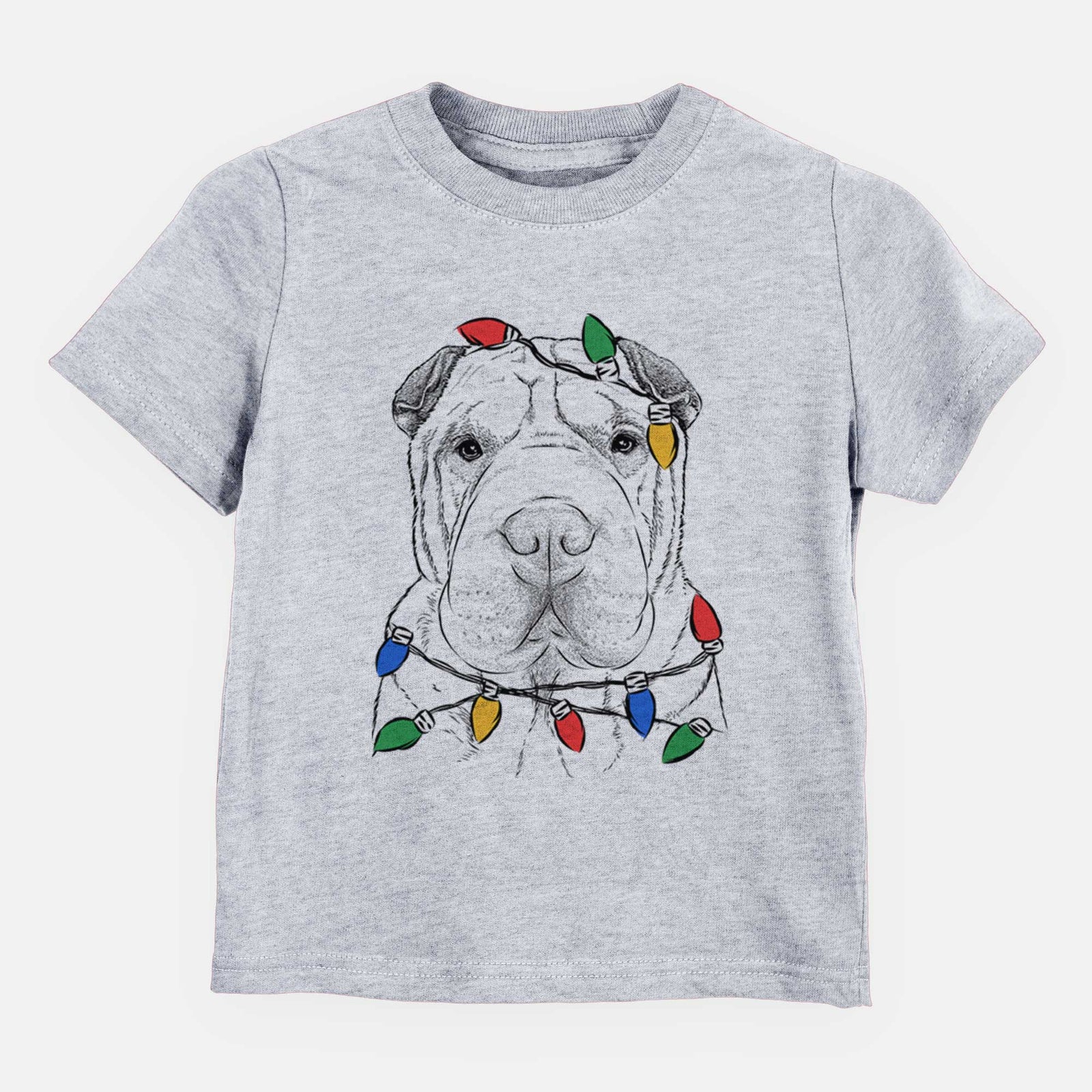 Christmas Lights Moomers the Shar Pei - Kids/Youth/Toddler Shirt
