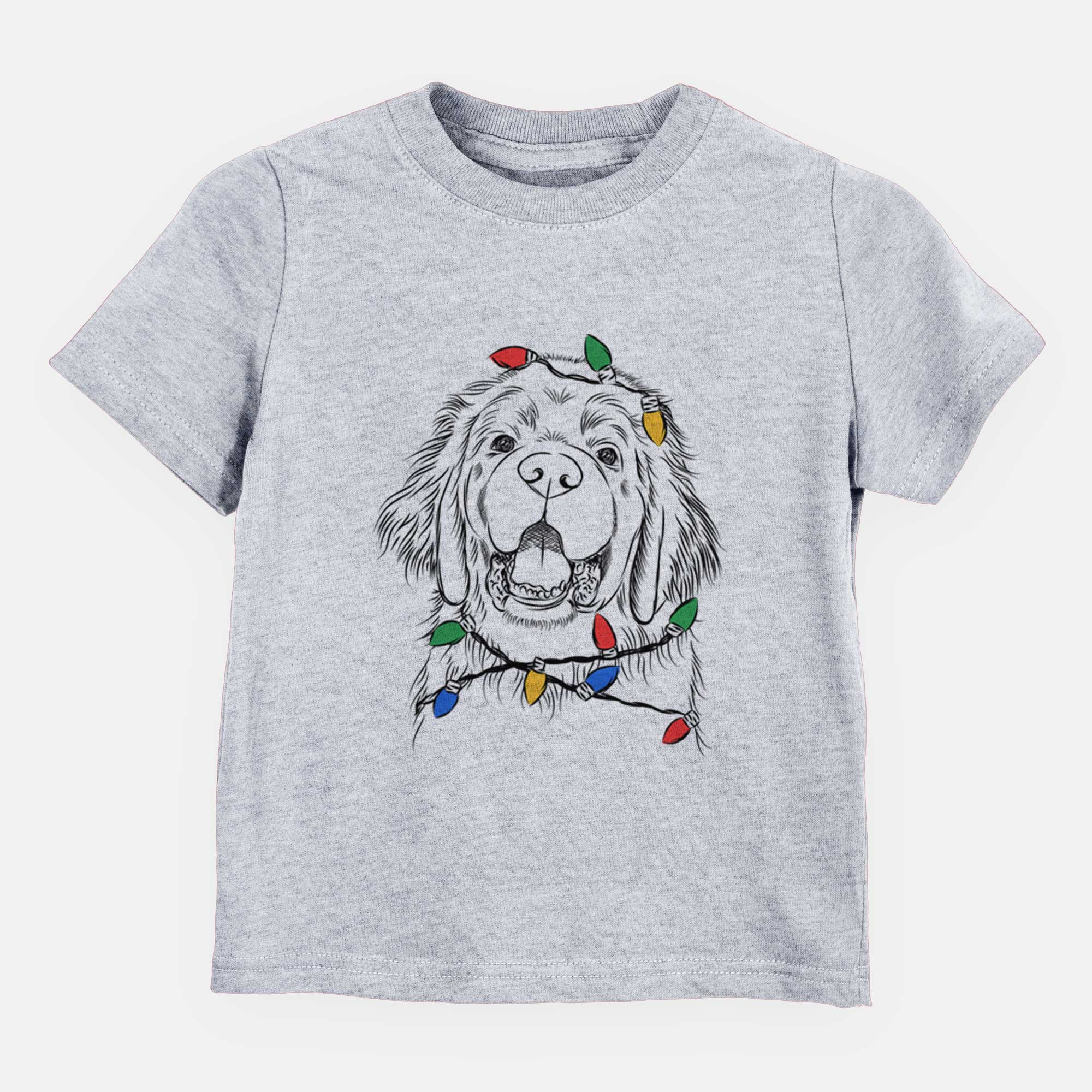 Christmas Lights Mozart the Newfoundland - Kids/Youth/Toddler Shirt