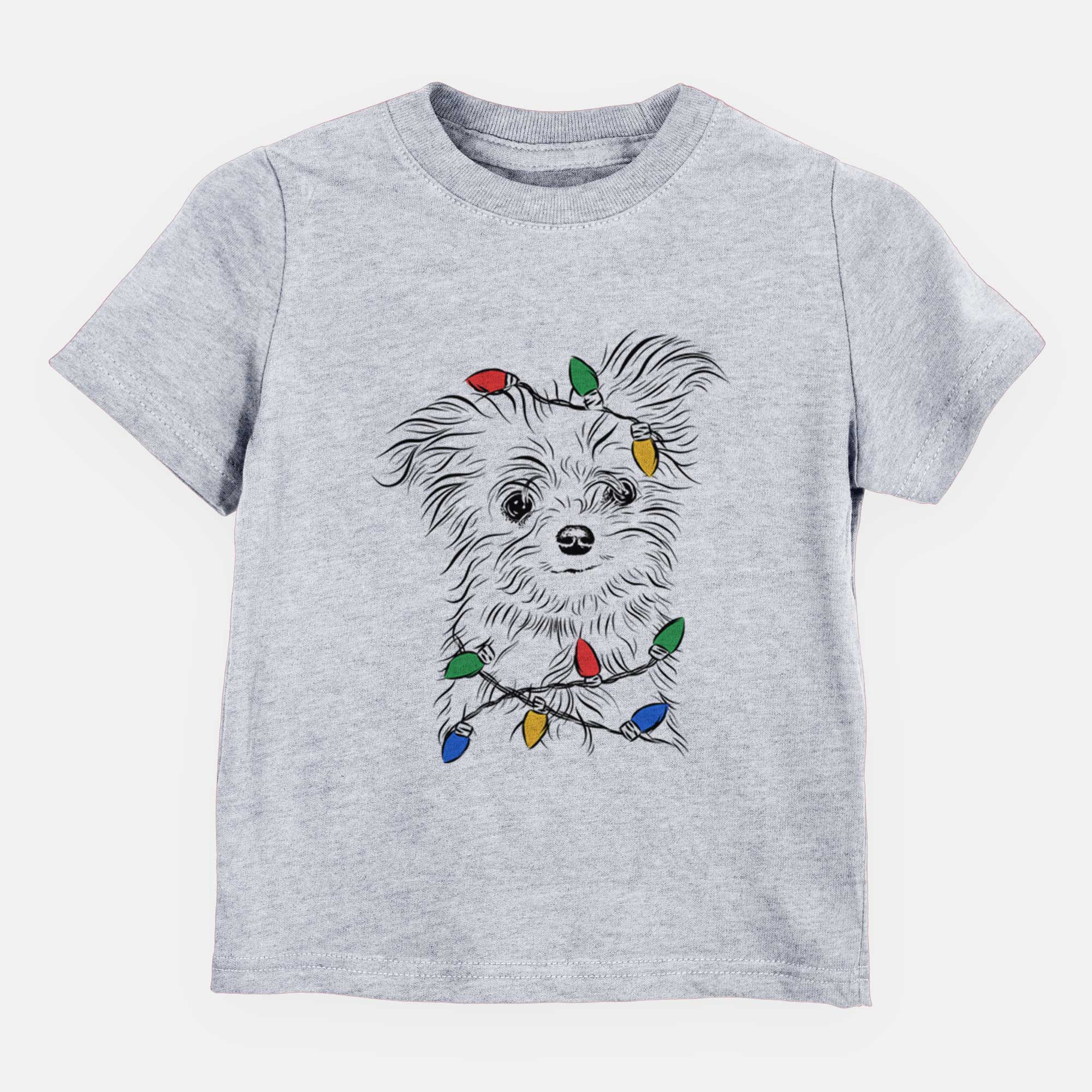 Christmas Lights Mr. Gucci Poochi the Maltese - Kids/Youth/Toddler Shirt