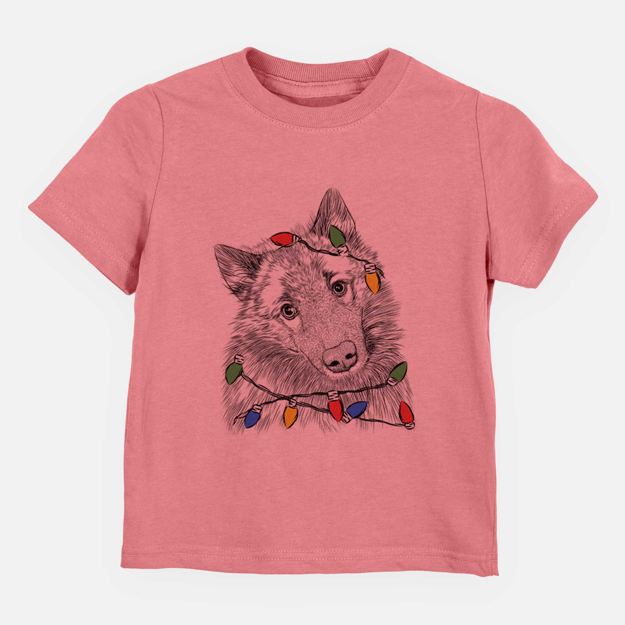 Christmas Lights Mr. Maverick the Keeshond - Kids/Youth/Toddler Shirt