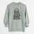 Christmas Lights Mr. Otis the Prairie Dog - Unisex Pigment Dyed Crew Sweatshirt