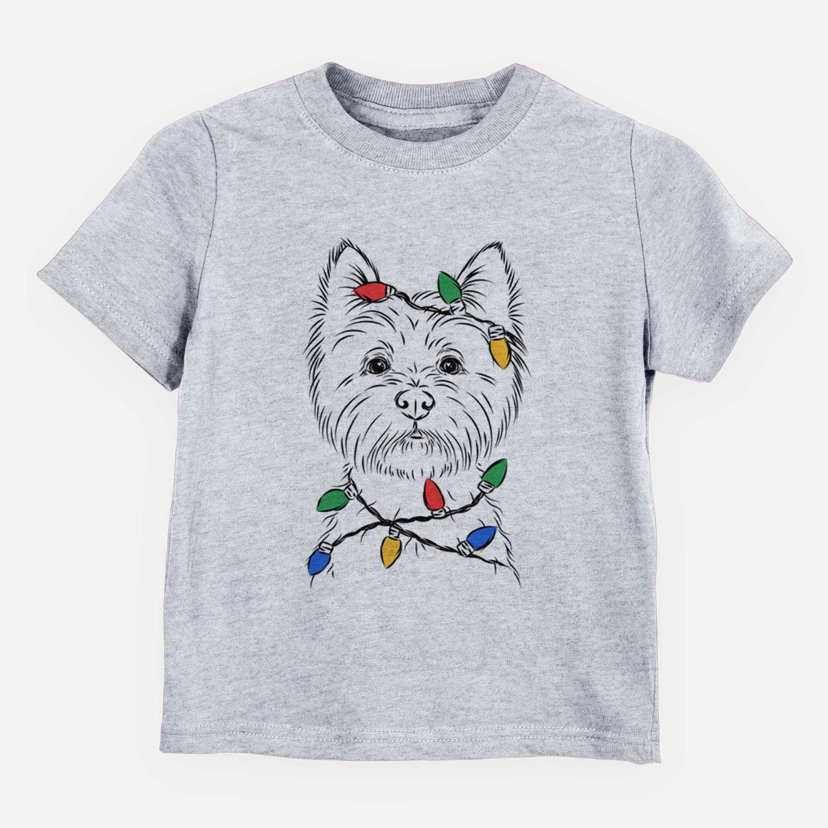 Christmas Lights Murphy the West Highland Terrier - Kids/Youth/Toddler Shirt