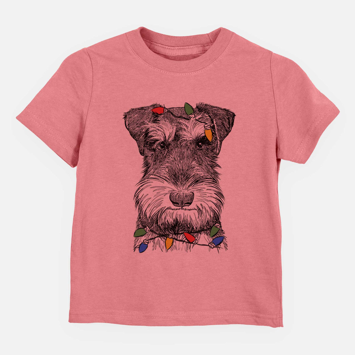 Christmas Lights Murphy the Mini Schnauzer - Kids/Youth/Toddler Shirt