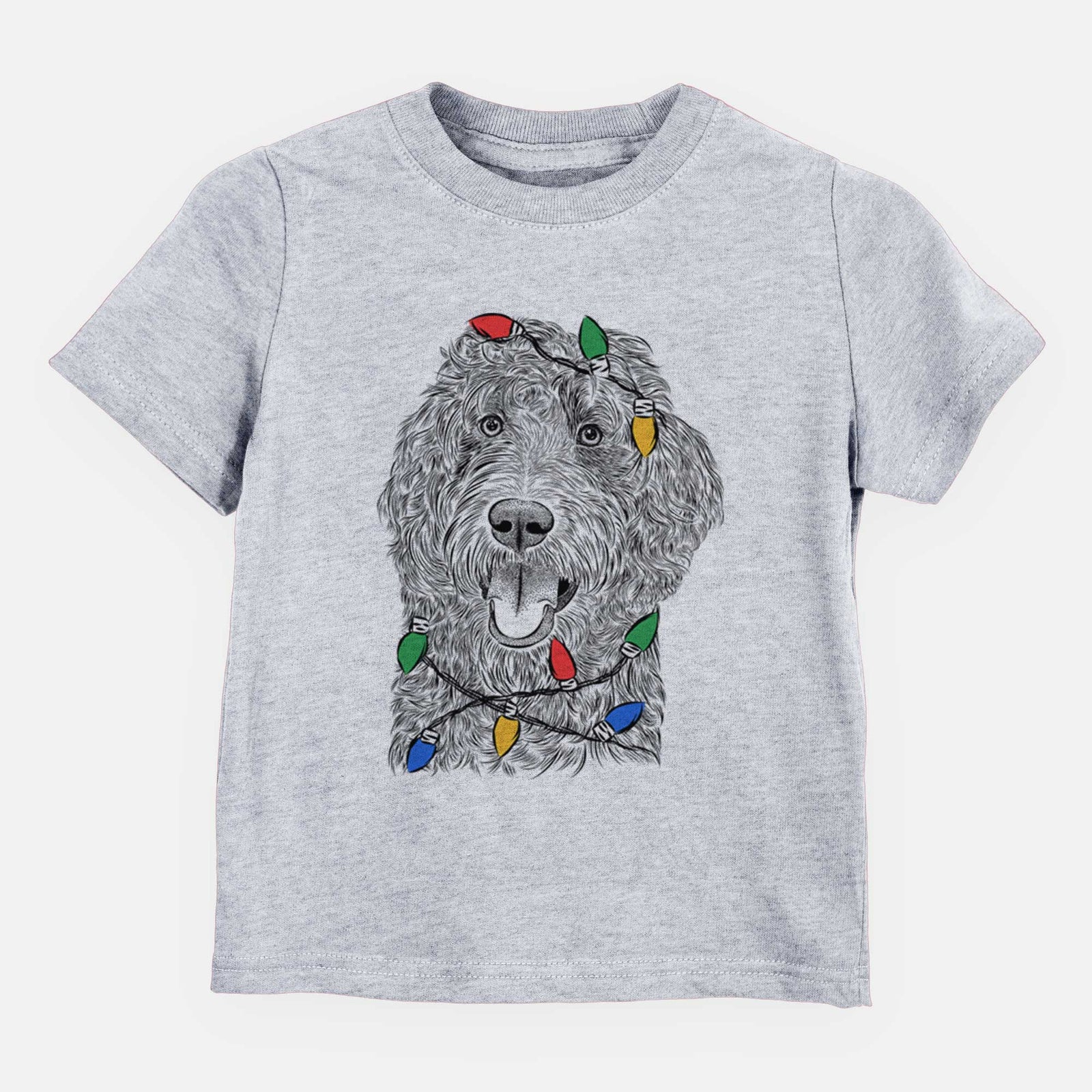 Christmas Lights Murr Dog the Labradoodle - Kids/Youth/Toddler Shirt